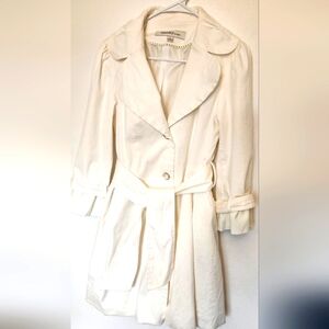 Laundry by design cream trench coat